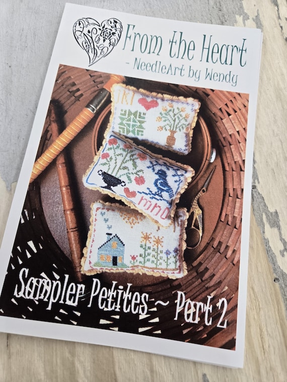 Sampler Petites~Part 2...From the Heart--NeedleArt by Wendy...cross stitch chart...Letters J-R