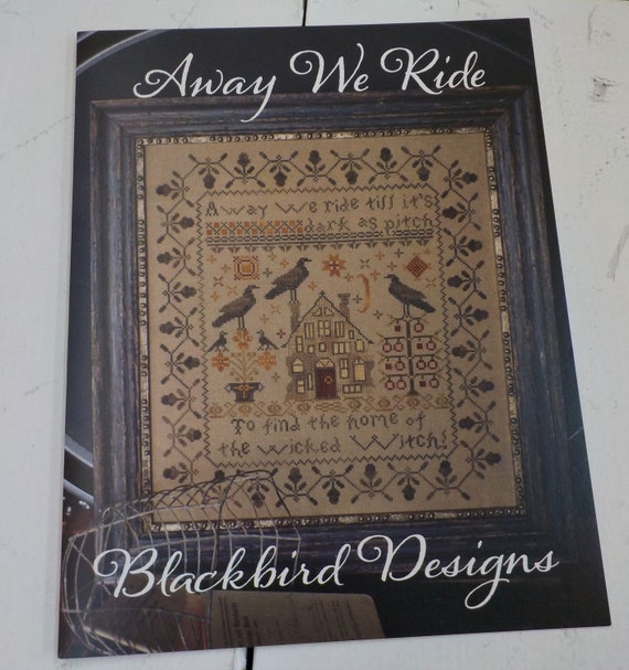 Away We Ride by Blackbird Designs...Halloween cross-stitch design