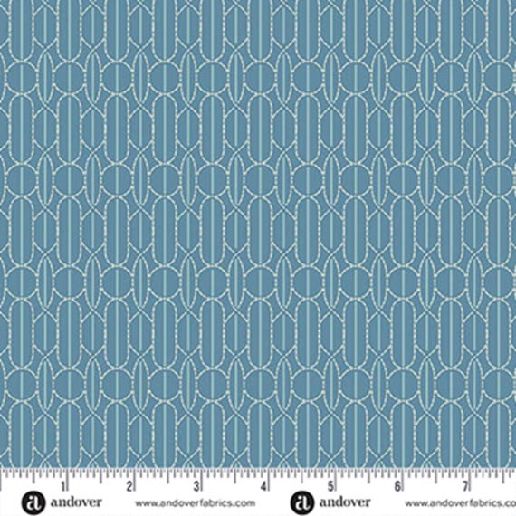 Sewing Bird...A-1614-B Deep Indigo...Edyta Sitar...Laundry Basket Quilts...Andover