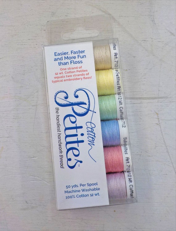 Spring Cotton Petites, the handiest handwork thread, Sulky thread, 6 colors, 12 wt thread