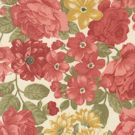 Ambiance...44410 11...Porcelain...3 Sisters...Moda Fabrics