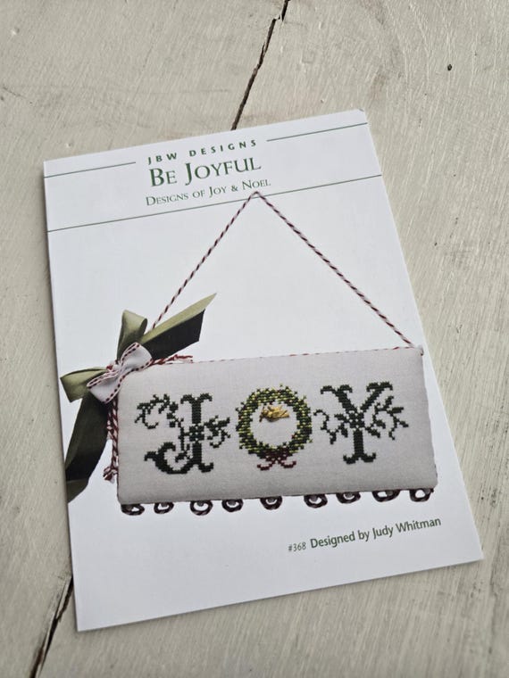 Be Joyful...designs of Joy & Noel...Judy Whitman...JBW Designs...cross stitch chart