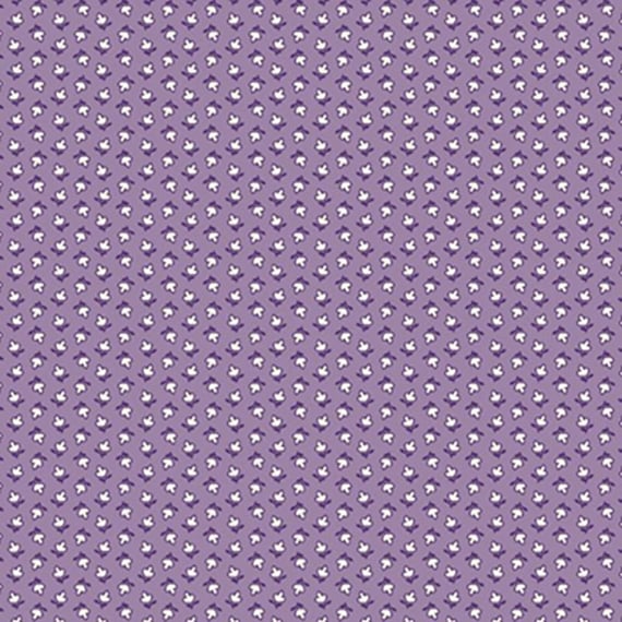 Aunt Grace...R351528D lilac...triple petal...Judie Rothermel...Marcus Fabrics