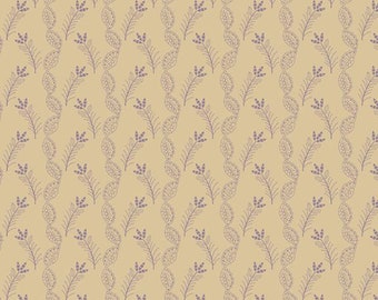 I Love Purple R330692-BEIGE Lace by Judie Rothermel for Marcus Fabrics