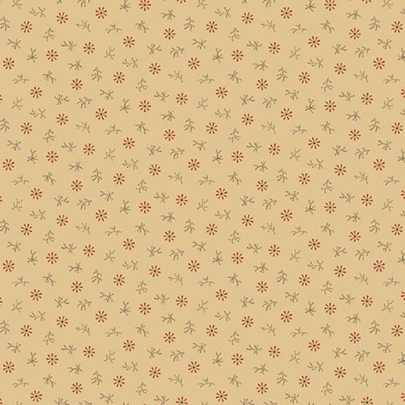 Pineberry Lane...R172007D-CREAM...Pam Buda...Marcus Fabrics