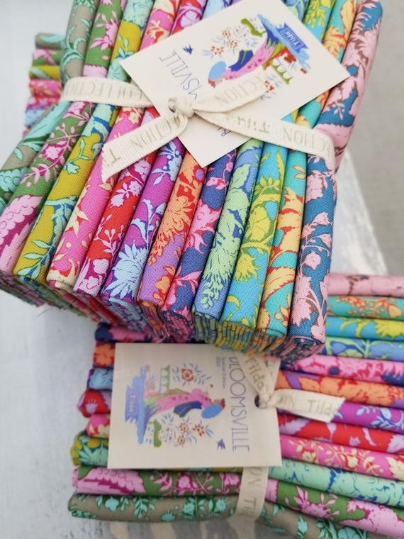 Abloom Blender fat quarter bundle...Bloomsville coordinates...a Tilda Collection designed by Tone Finnanger...12 prints