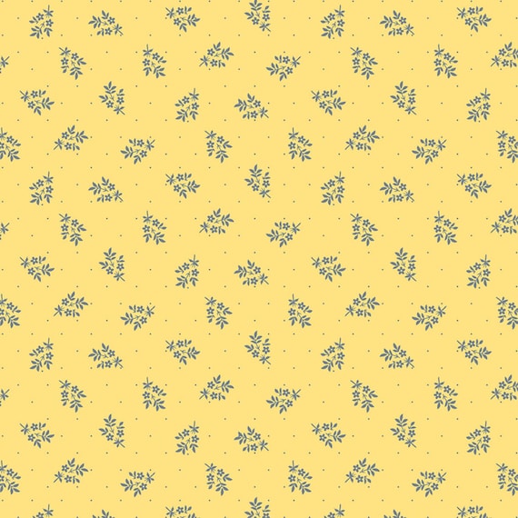 Woof And Warp...Bouquet...R311129D-MAIZE...Sheryl Johnson...Marcus Fabrics