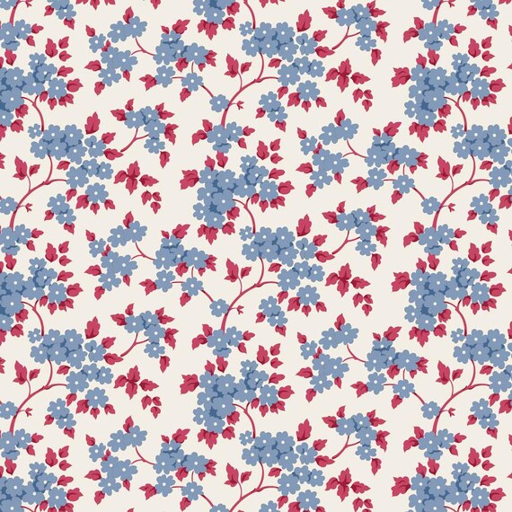 Village Life...Ruth...Blue...Tilda fabrics...Tone Finnanger