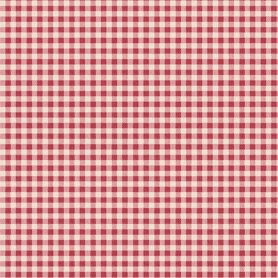 Creating Memories...Winter Reds and Greens...Woven Gingham Red TIL160087-V15...Tone Finnanger