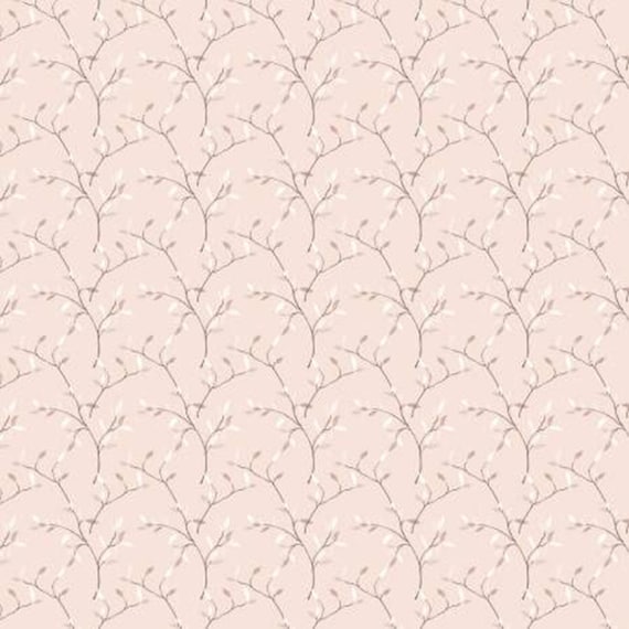 Rosalind Grey...50250204-02...Blush...Twigs...Andrea Jasid Grassi...Camelot Fabrics