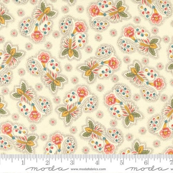 Dinah's Delight 1830-1850 Sweet Milk 31674 11 designed by Betsy Chutchian for Moda Fabrics