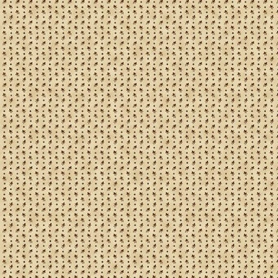 Cotton Thimble Miniatures...R171490D tan...tossed buds...Pam Buda...Marcus Fabrics