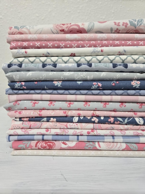 Beautiful Bowquets...HALF Yard Bundle...Maureen Fiorellini...Studio e Fabrics...18 prints