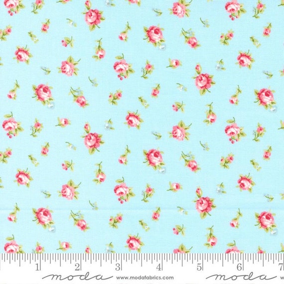 Ellie Blue 18761 12 by Brenda Riddle of Acorn Quilt Company for Moda Fabrics