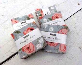 Country Rose mini charm pack by Lella Boutique for Moda Fabrics