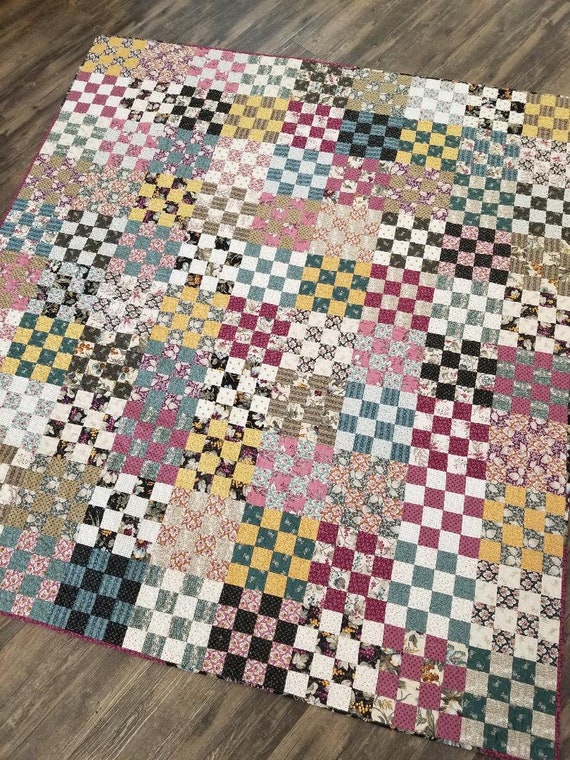 Attic Treasure Quilt Kit...pattern designed by Mickey Zimmer for Sweetwater Cotton Shoppe featuring English Garden by Edyta Sitar