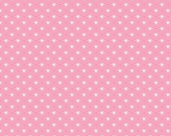 Finding Wonder Pink Twinkle Tiny FW24220 by Sheri McCulley for Poppie Cotton