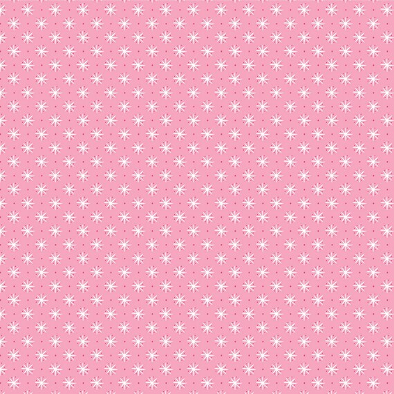 Finding Wonder Pink Twinkle Tiny FW24220 by Sheri McCulley for Poppie Cotton