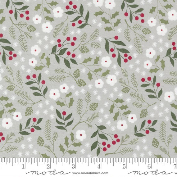 Christmas Eve Silver 5181 12...designed by Lella Boutique for Moda Fabrics