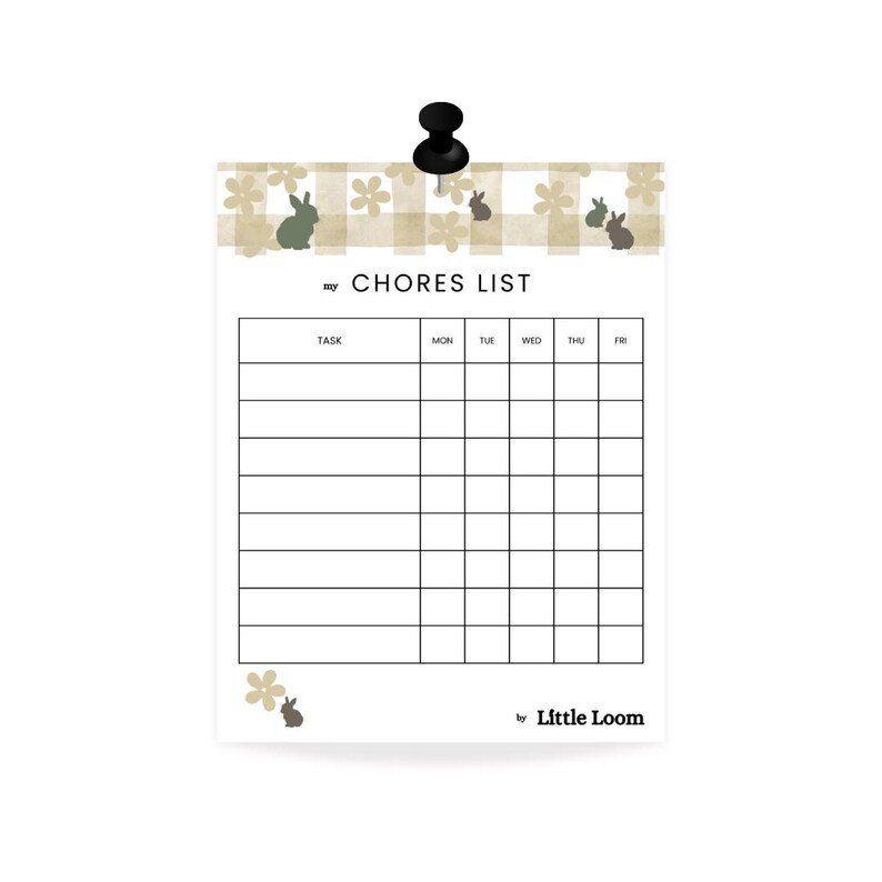 Editable Kids Chore Chart Printable | BUNDLE OFFER | Instant Download ...