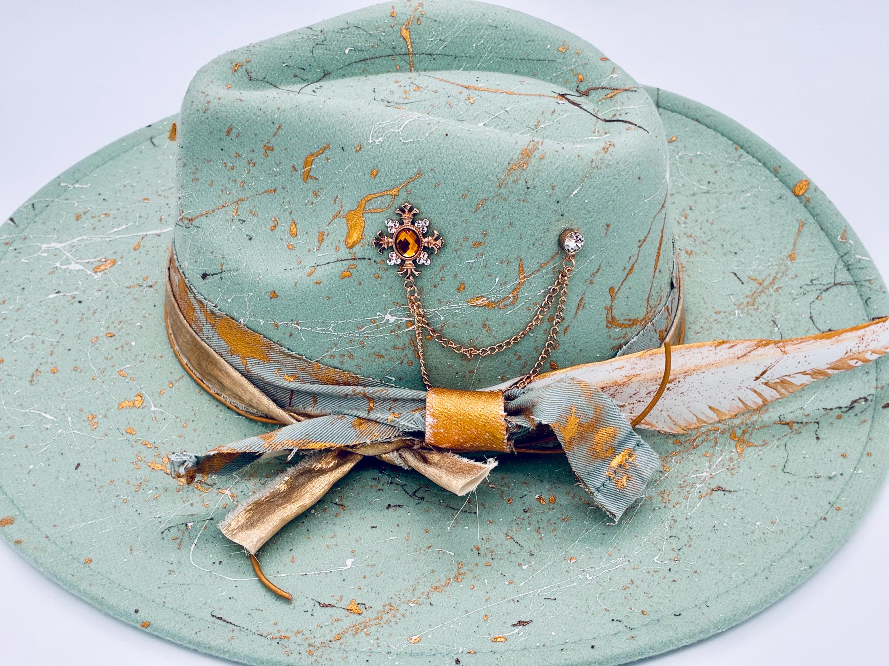 Fedora Hand Painted - Etsy display picture 3