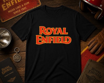 Royal Enfield Motorcycle Lover T-Shirt, Vintage Biker Tee, Retro Motorbike Rider Shirt