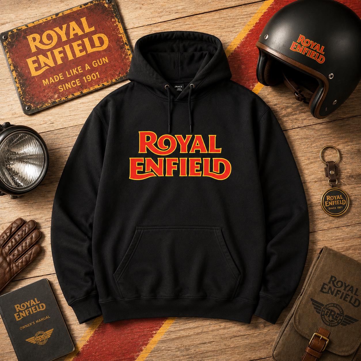 Royal Enfield Hoodie - Etsy