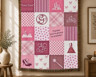 Good Witch Woven Throw Blanket | Broadway Musical Fandom Home Decor