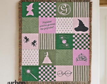 Bonne sorcière. Jeté en patchwork Bad Witch | Décoration d'intérieur Fandom confortable