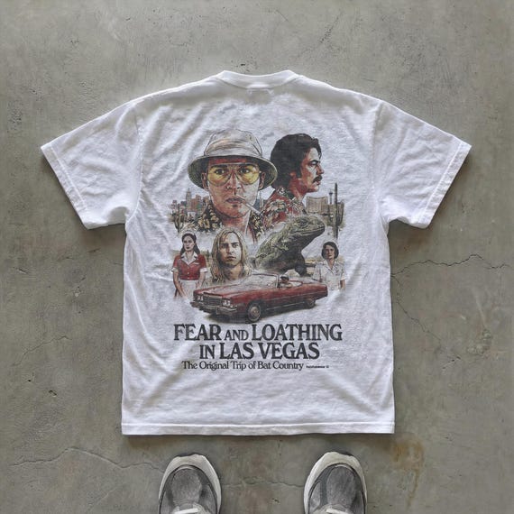 Fear and Loathing in Las Vegas T-shirt | Vintage Movie Tee - Etsy