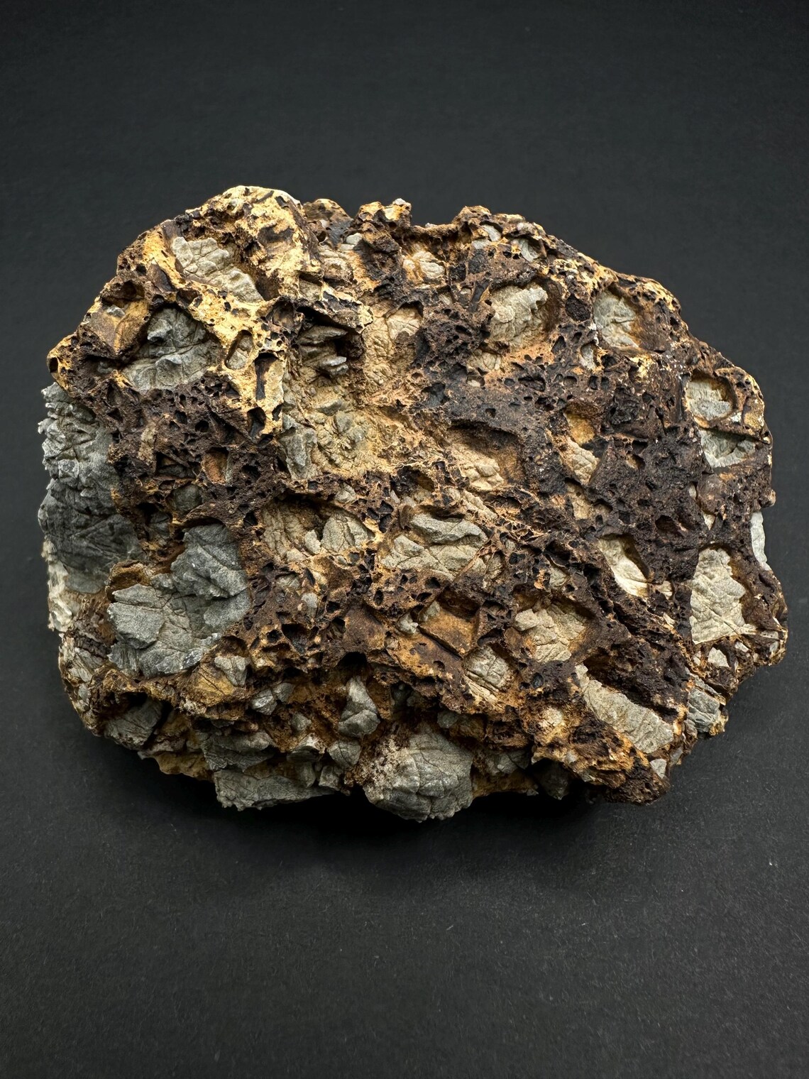 Nevada Brecciated Iron Oxide Rock | Collectible Mineral Specimen ...