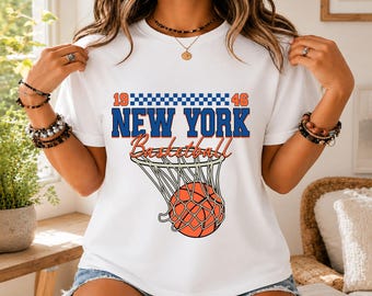 New York Basketball Shirt, 2026 Champions Shirt, Retro NY Finals Bound Tee, New York Basketball T-Shirt, Game day TShirt, NY Fan Gift