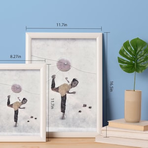 Fantastische Kunst, Moderne Kunst, Originalkunst, gerahmte Kunst, einzigartige Kunst, Wandkunst, Kunst über Kunst, Originalgemälde, Baseball-Kunstdruck, Junge, Kunst aus zerbrochenem Glas Bild 12