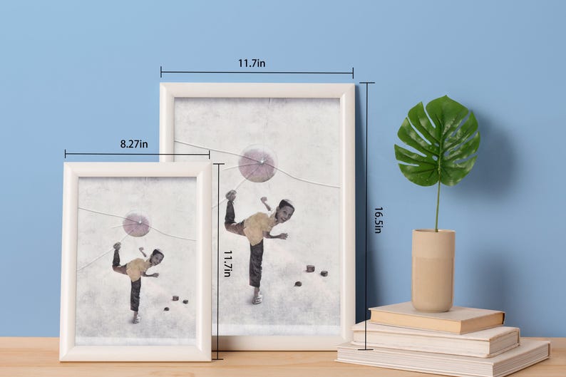 Fantastische Kunst, Moderne Kunst, Originalkunst, gerahmte Kunst, einzigartige Kunst, Wandkunst, Kunst über Kunst, Originalgemälde, Baseball-Kunstdruck, Junge, Kunst aus zerbrochenem Glas Bild 12