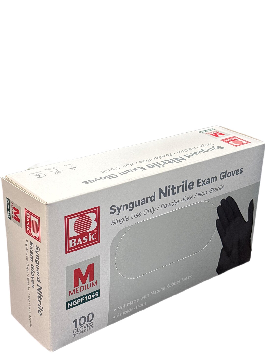 Synguard Black Nitrile Examination Gloves Medium Latex Powder free Synguard Black Nitrile Examination Gloves Medium Latex Powder free
