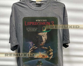 T-shirt vintage Leprechaun 3, abbigliamento da film horror anni '90, maglietta cult, outfit casual, t-shirt horror, regalo per lui, maglietta spaventosa RX27