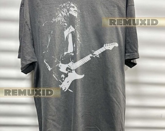 Maglietta di John Frusciante, t-shirt del concerto di Frusciante, t-shirt rock effetto invecchiato, t-shirt musicale, t-shirt grafica rock retrò, t-shirt del tour di concerti RX176