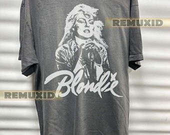 Maglietta Blondie Debbie Harry, t-shirt vintage della band, t-shirt punk rock anni '70, maglietta della band, t-shirt rock, maglietta da concerto, Music Lover RX188