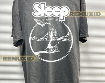 Maglietta Sleep Band, t-shirt merchandising classica della band, maglietta grafica retrò della band, maglietta minimalista della band, amante della musica, maglietta da concerto, maglietta del tour RX156