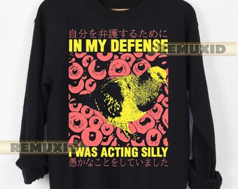 Sudadera vintage con la frase "Estaba actuando como una tontería" y una paloma, sudadera divertida con paloma, camiseta estampada, regalo para amantes de las aves, camiseta humorística, suéter unisex RX75
