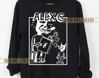 Vintage Alex G Tour Sweatshirt, Alternative Music Tee, Graphic Tee, Music Fan Apparel, Rock Music Shirt, Concert Wear, Trendy Shirt RX138