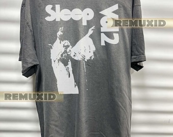 Maglietta Sleep Band, t-shirt merchandising classica della band, maglietta grafica retrò della band, maglietta minimalista della band, amante della musica, maglietta da concerto, maglietta del tour RX171