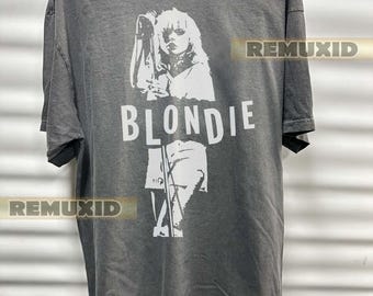 Maglietta Blondie Debbie Harry, t-shirt vintage della band, t-shirt punk rock anni '70, maglietta della band, t-shirt rock, maglietta da concerto, Music Lover RX187
