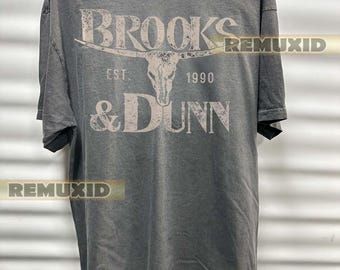 Maglietta Brooks & Dunn, t-shirt country vintage, t-shirt country anni '90, t-shirt di gruppo musicale country, t-shirt rock, t-shirt da concerto, Music Lover RX194