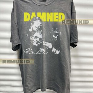The Damned punk rock shirt, vintage band tee, classic punk tee, punk band tee, band shirt, concert shirt, unisex graphic RX218