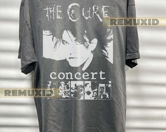 Maglietta dei The Cure, maglietta del tour musicale, maglietta della rock band anni '80, maglietta della rock band, maglietta della band, amante della musica, maglietta del concerto, maglietta del tour RX150