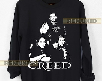 Vintage Creed Sweatshirt, Alternative Music Tee, Classic Rock Band, Music Fan Apparel, Rock Music Shirt, Concert Wear, Trendy Shirt RX139