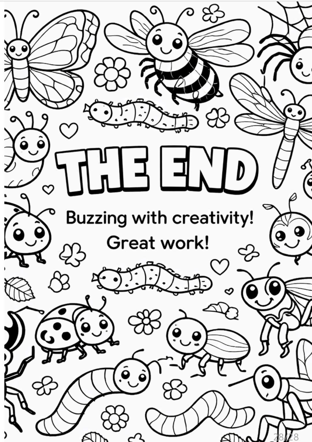 I Insect Colour In INSECT COLOURING BOOK - Etsy
