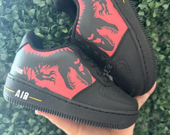 Dinosaur Toddler/kid custom shoes