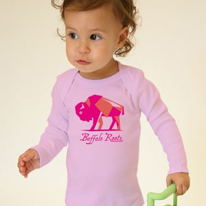 Buffalo Roots Pink/Orange Baby Bodysuit